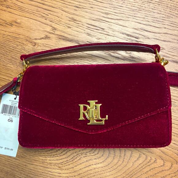 NWT MSRP$295 LAUREN RALPH LAUREN
Small Velvet Tayler Crossbody Bag Purple - Picture 1 of 4